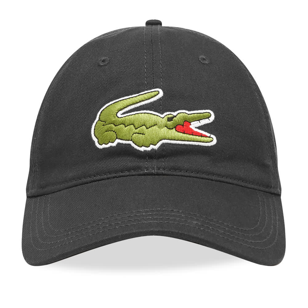 Lacoste Men's Classic Large Croc Logo Cap with Leather Strap