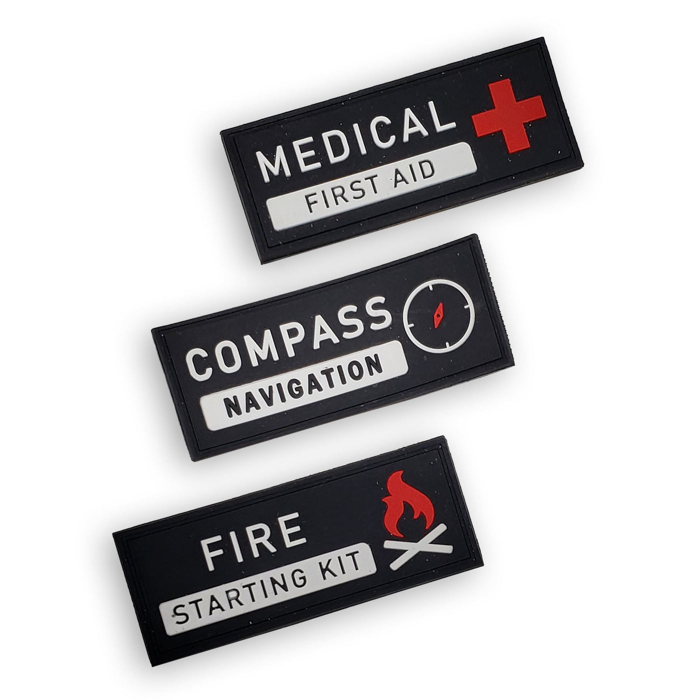 Tactical Gear Labeling Patch with Hook & Loop (Velcro) backing
