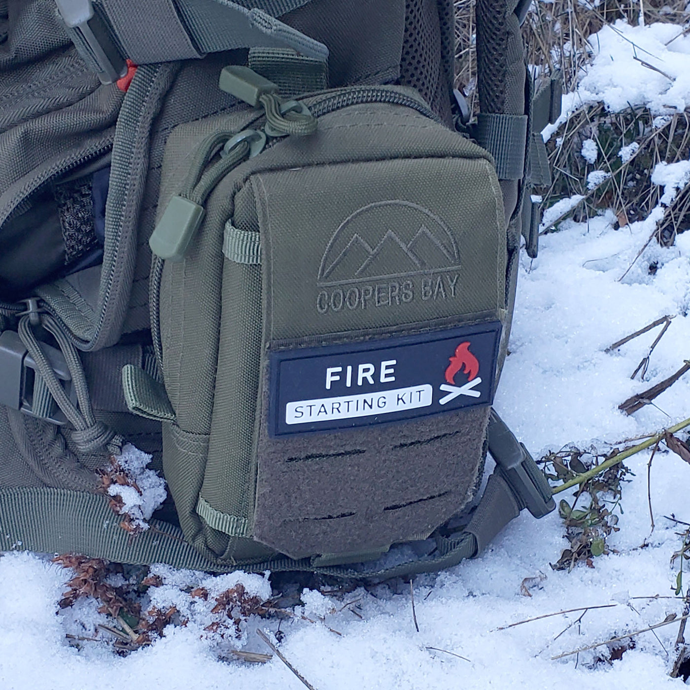 Tactical Gear Labeling Patch with Hook & Loop (Velcro) backing