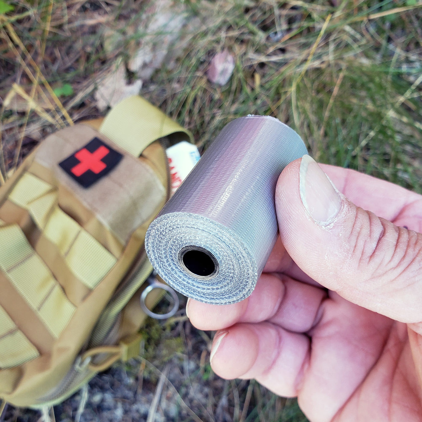 Adventure Tape™ - Single - Mini Duct Tape for Camping, Travel, Medical, Cycling, Vehicle, Etc