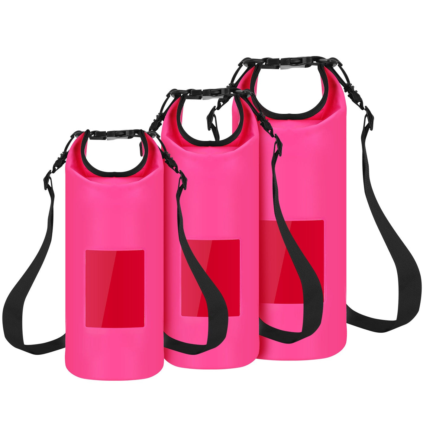 Floating Waterproof Dry Bag Floating Dry Sacks with Observable Window 10L Roll Top Lightweight Dry Storage Bag for Kayaking Rafting Boating Swimming C