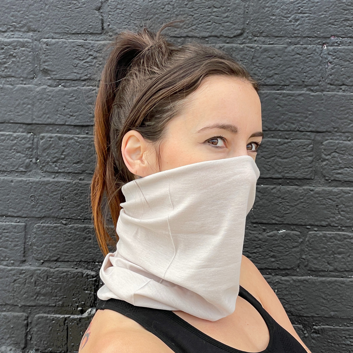 JupiterGear Hemless Neck Gaiter Face Mask for Outdoor Activities: Running, Walking, Hiking, Fishing and More