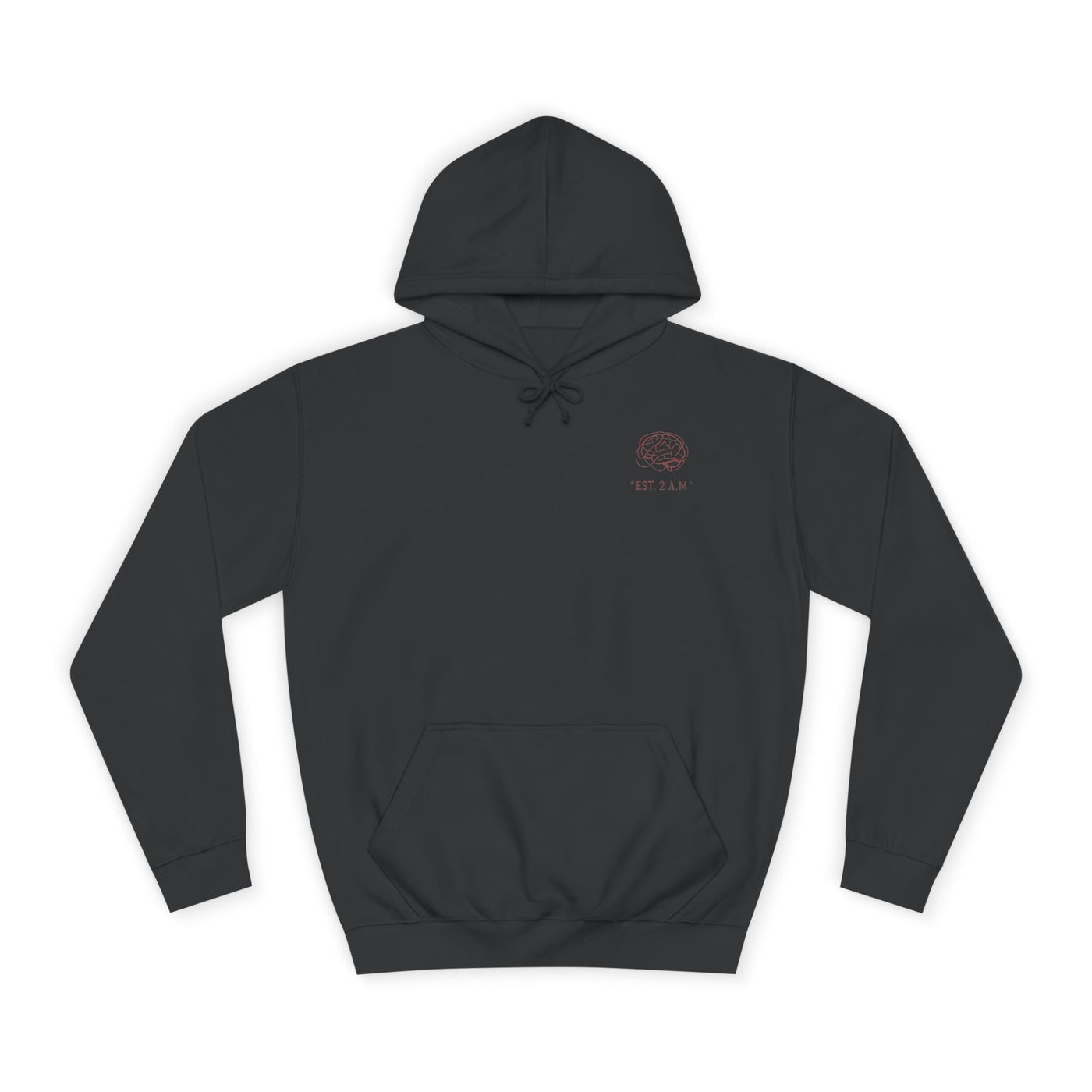 Unisex Overthinking Club Hoodie | Cozy College Gear, Thoughtful Gift for Students, Casual Wear, Relaxed Style, Brainy Humor Apparel