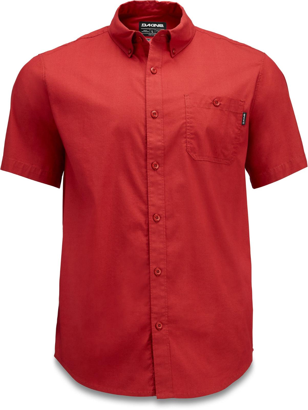 Mosier Woven S/S Deep Red