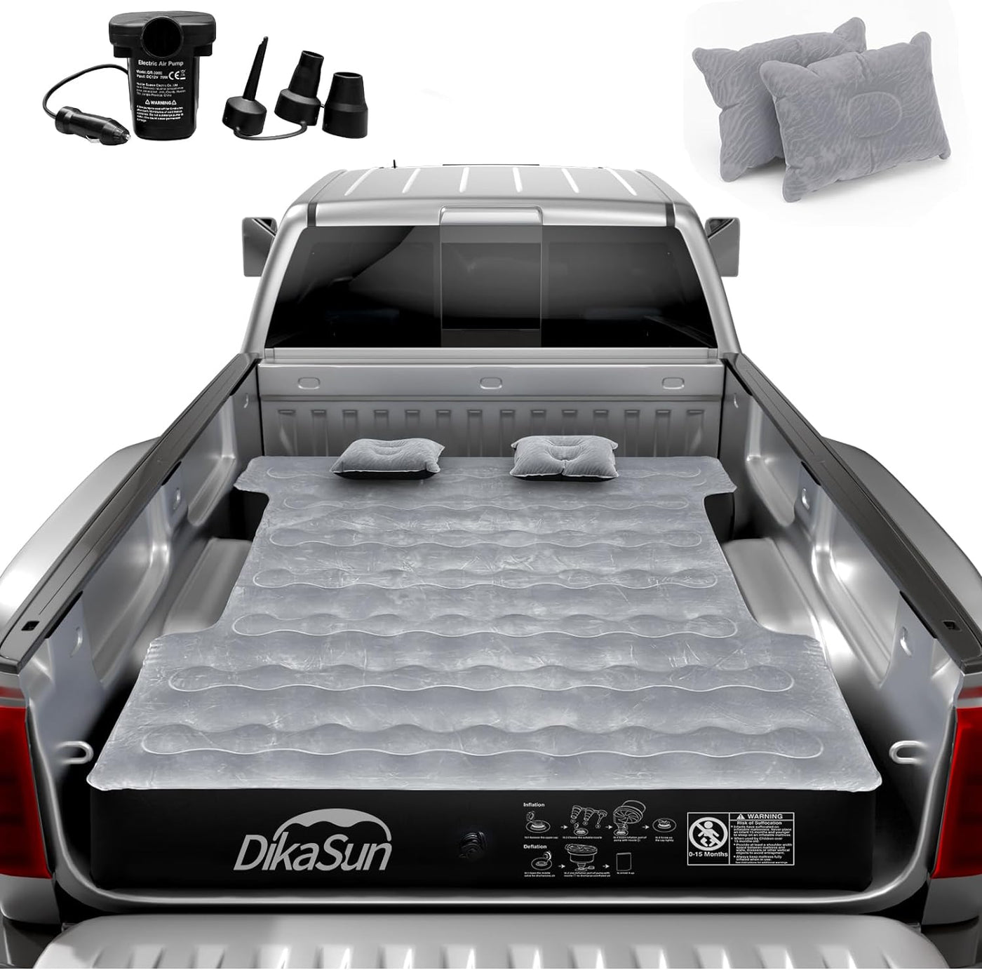 DikaSun Chevrolet 5.5-5.8ft | 6-6.5'  Truck Bed Air Mattress