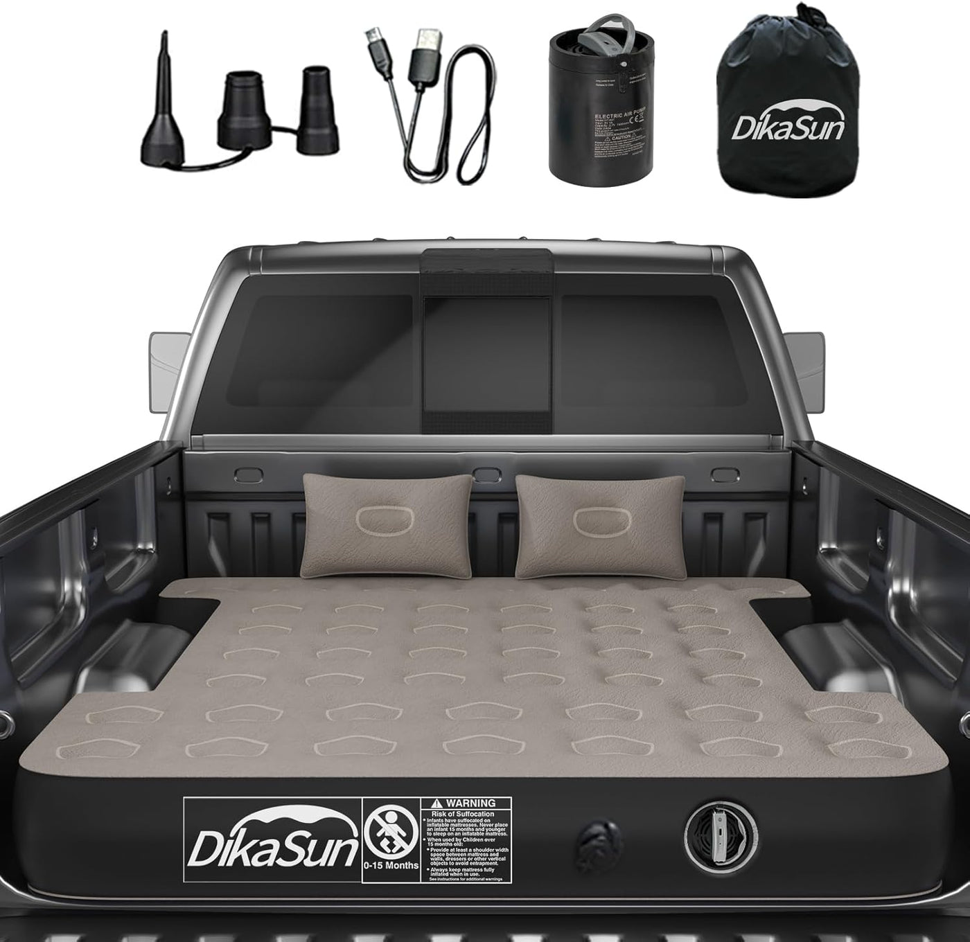 DikaSun Nissan 5.5-5.8ft | 6-6.5 ft  Truck Bed Air Mattress