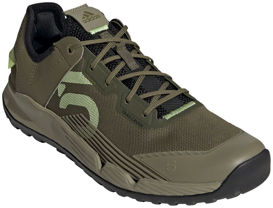 Five Ten Trailcross LT Flat Shoes - Men's Focus Olive/Pulse Lime/Orbit Green 12.5