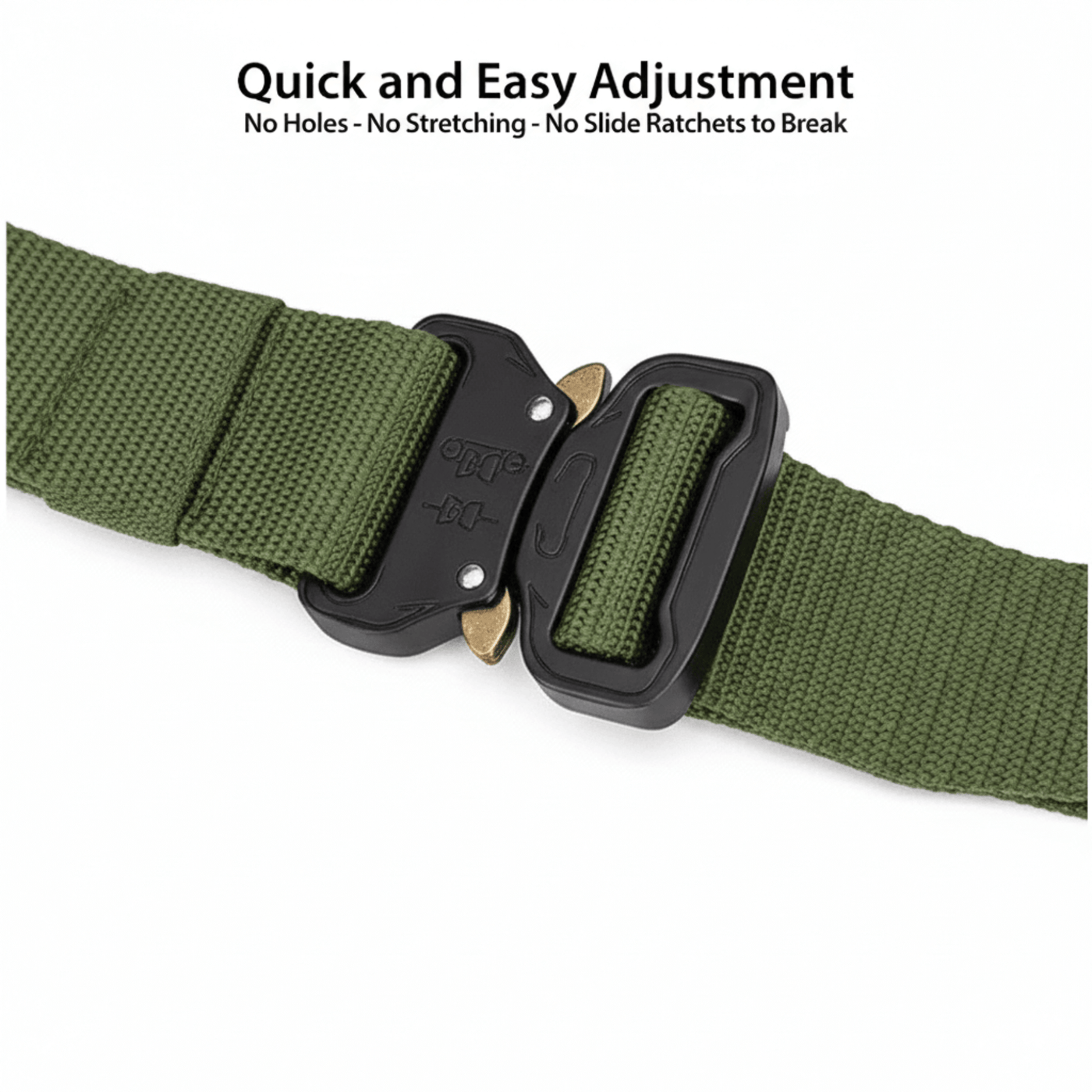 XGear Tactical Mens Tactical Belt Riggers Style with Buckle