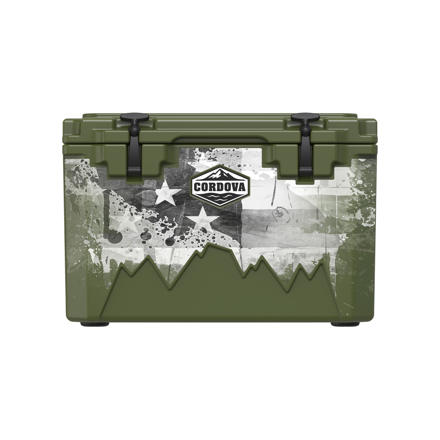 American Flag Hard Cooler