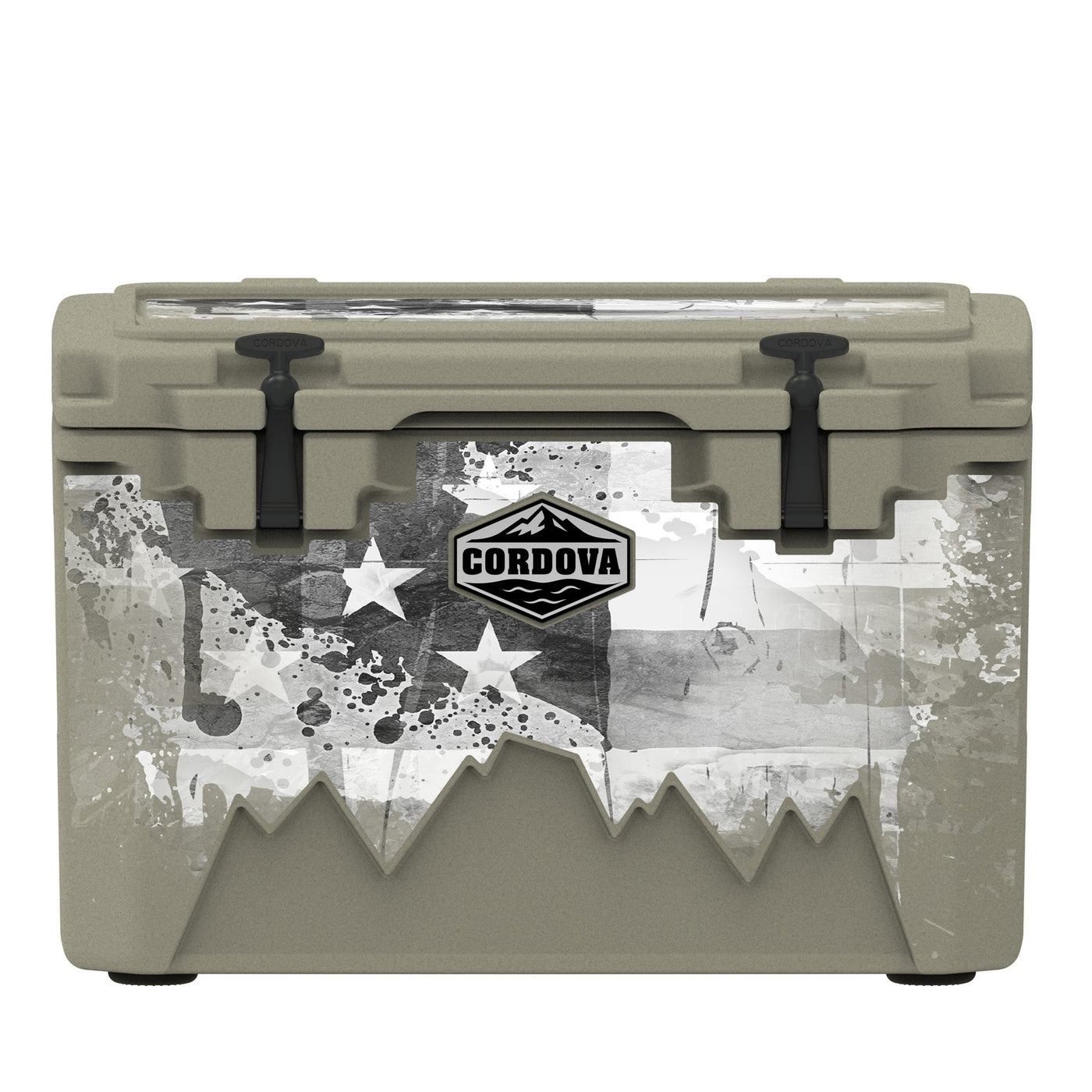 American Flag Hard Cooler