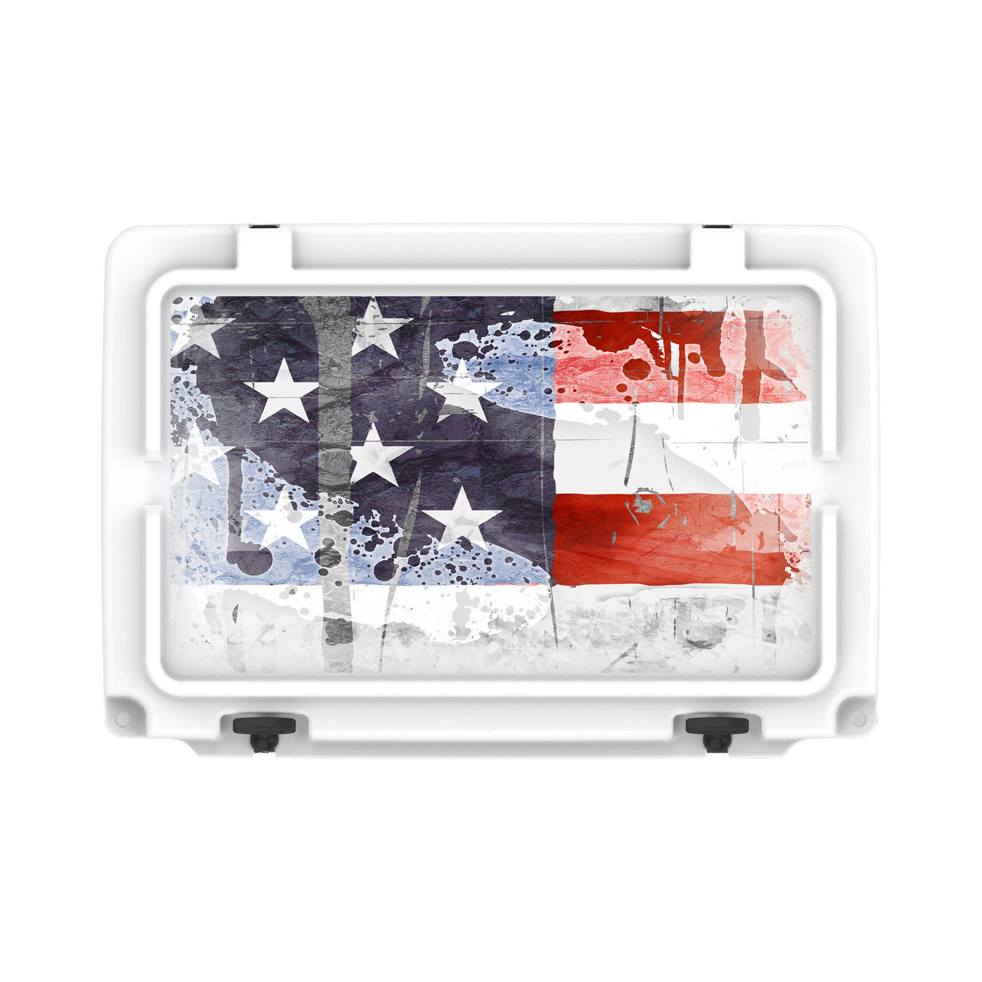 American Flag Hard Cooler
