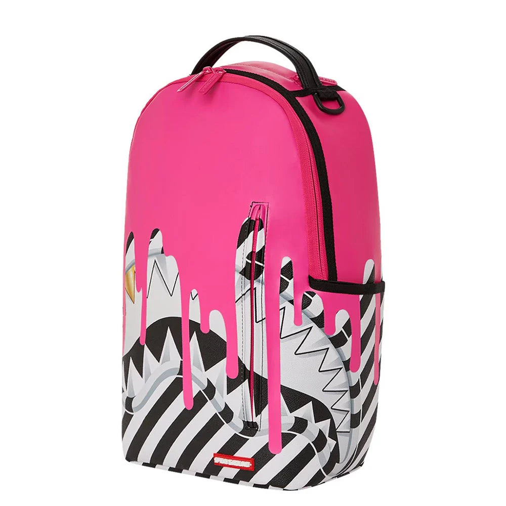 Sprayground Sharkmouth Pink Drops DLXSVF Backpack B4800