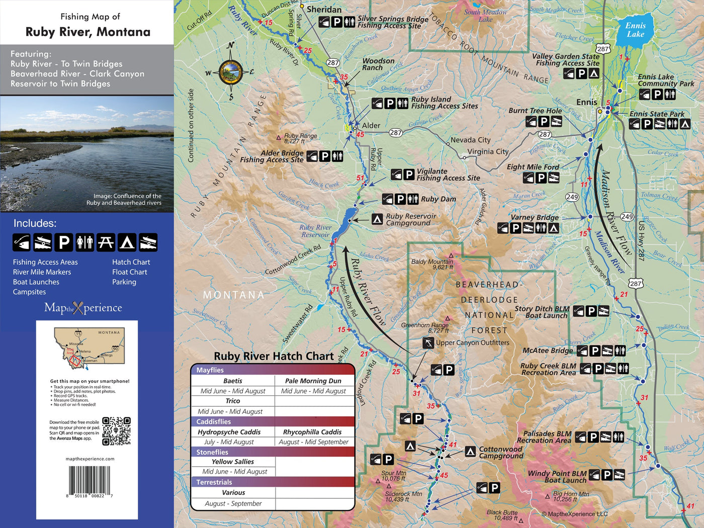 Beaverhead River Montana Fly Fishing Map | Public Access Guide