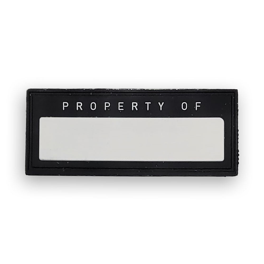 Tactical Gear Labeling Patch with Hook & Loop (Velcro) backing