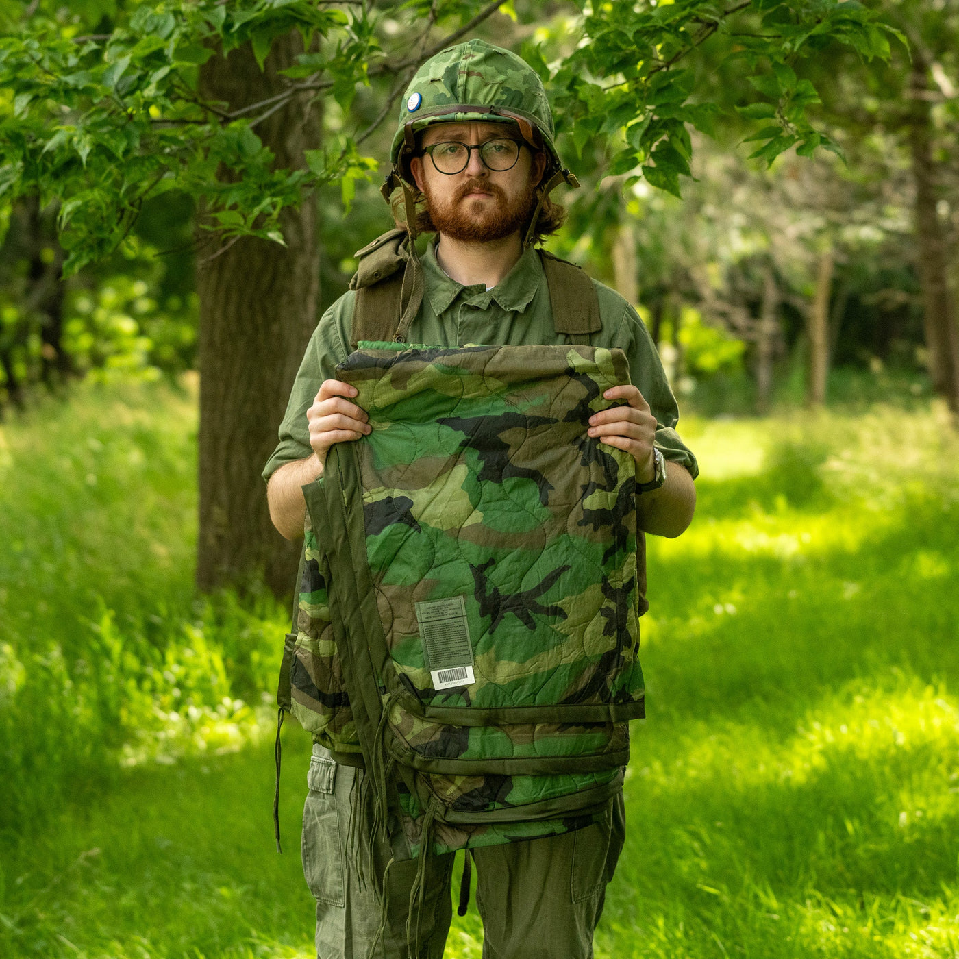 Unissued USGI M81 Woodland Poncho Liner/Woobie