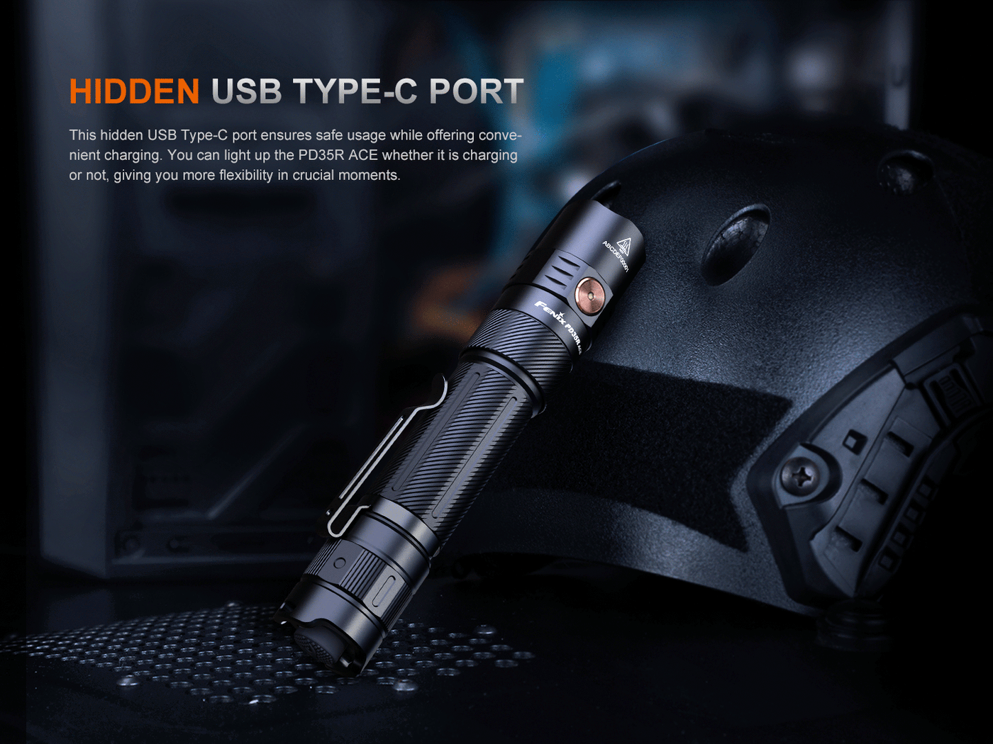 Fenix PD35R ACE Multi-mode Tactical Flashlight