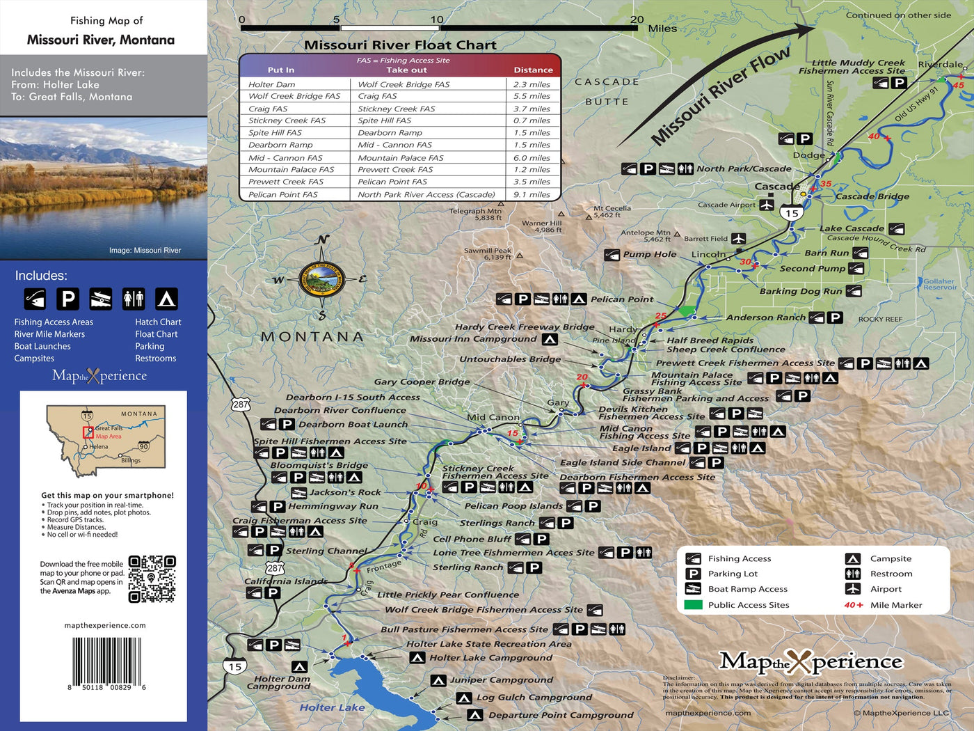 Missouri River Montana Fly Fishing Map | Public Access Guide
