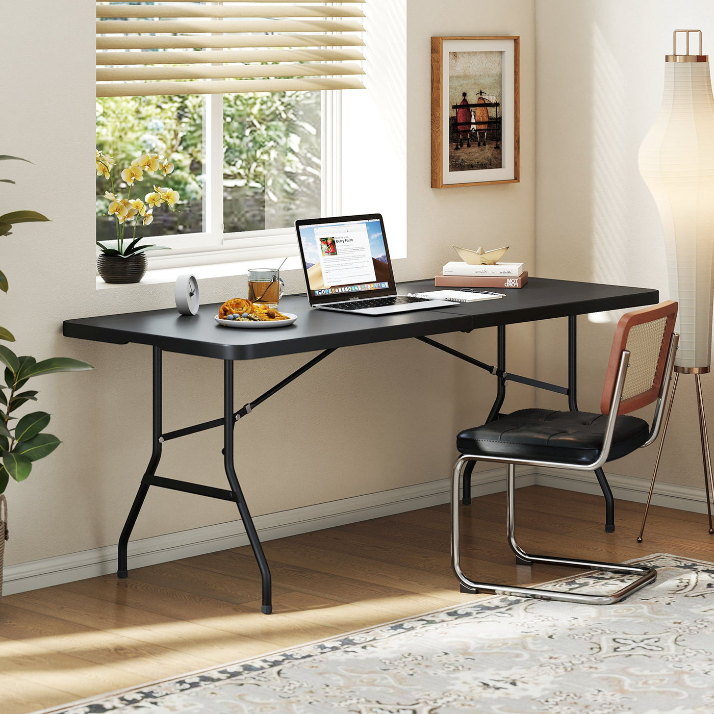 Portable Folding Camping Table with Carrying Handle