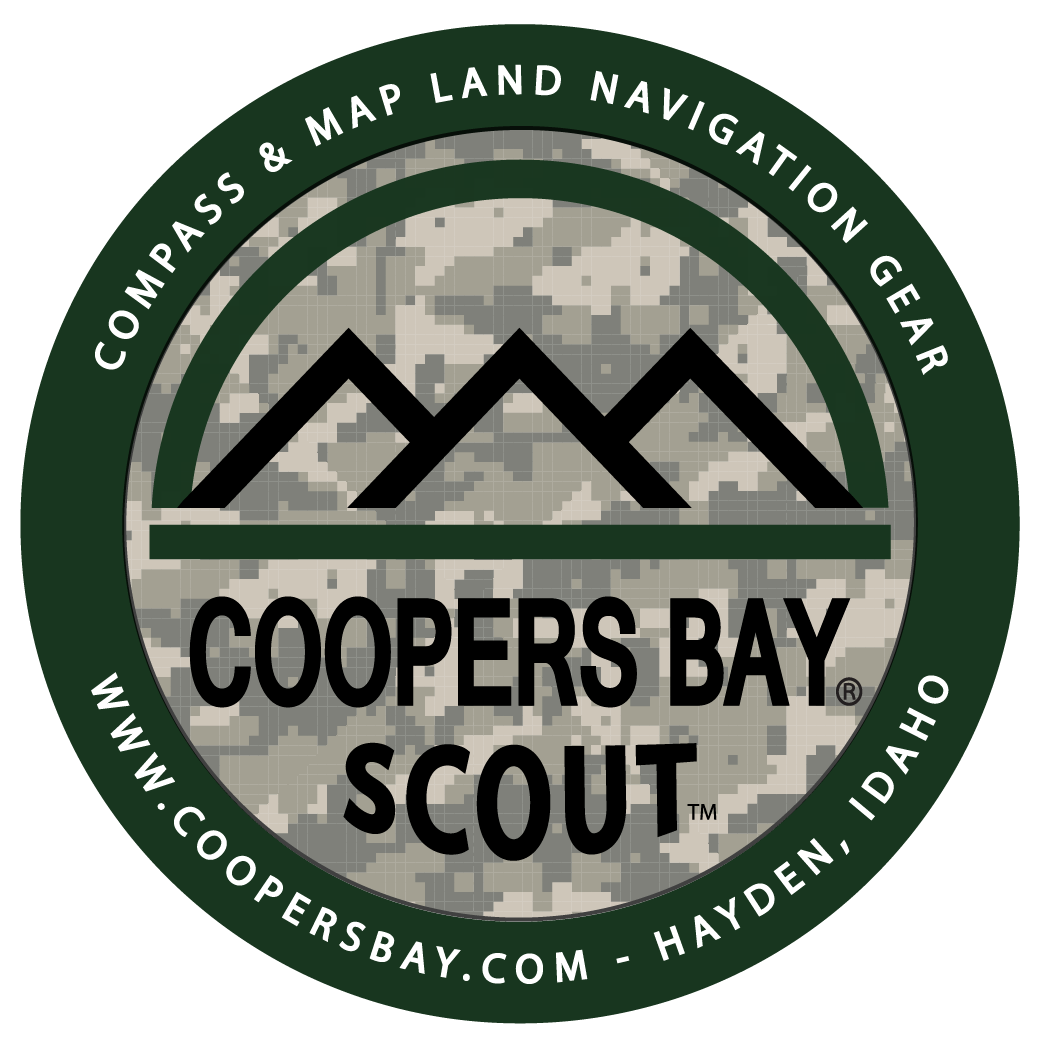 Scout™ Lensatic Compass - Traditional Phosphorescent Military Style with Nylon Carry Pouch - OD Green