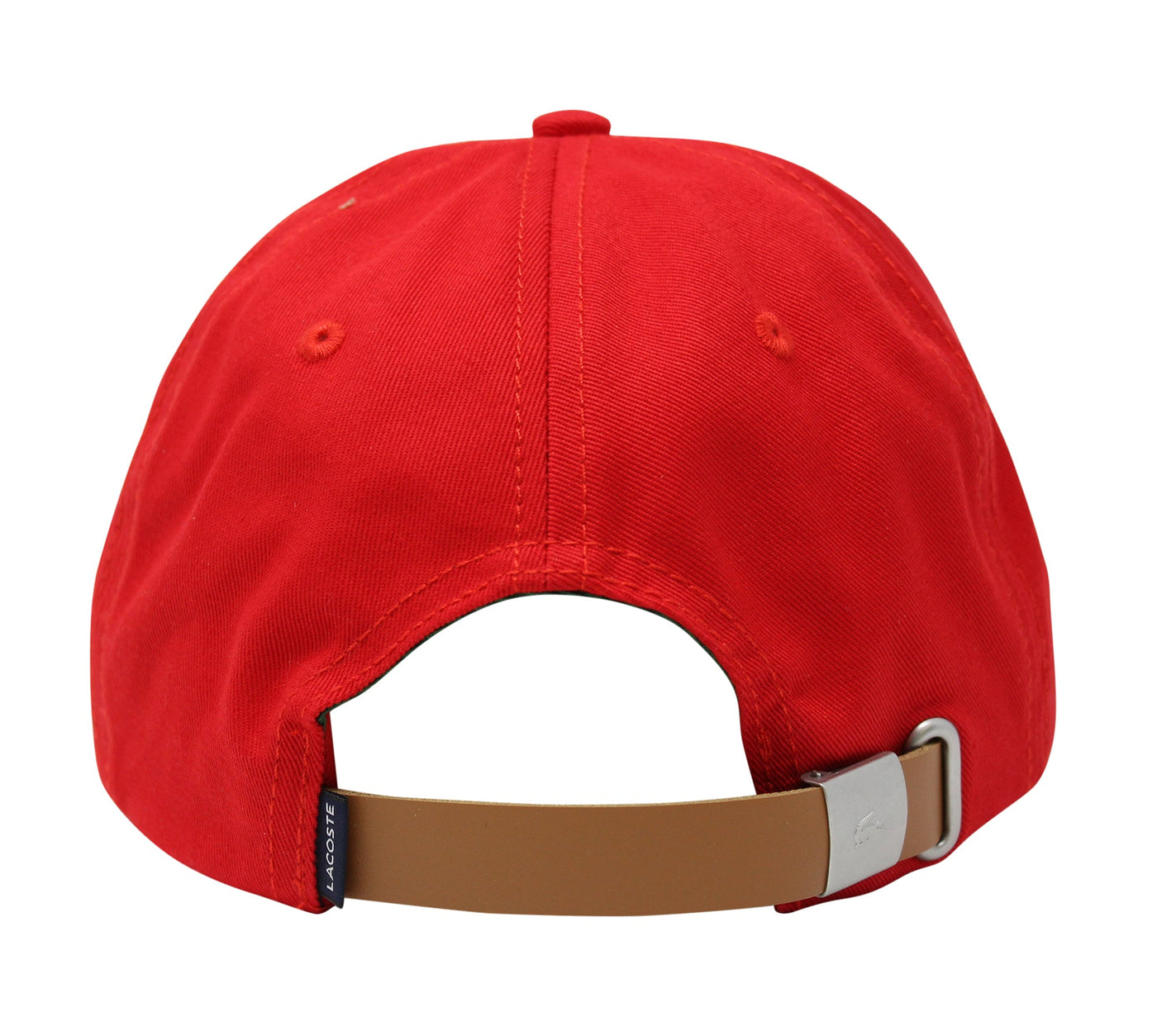 Lacoste Men's Classic Large Croc Logo Cap with Leather Strap
