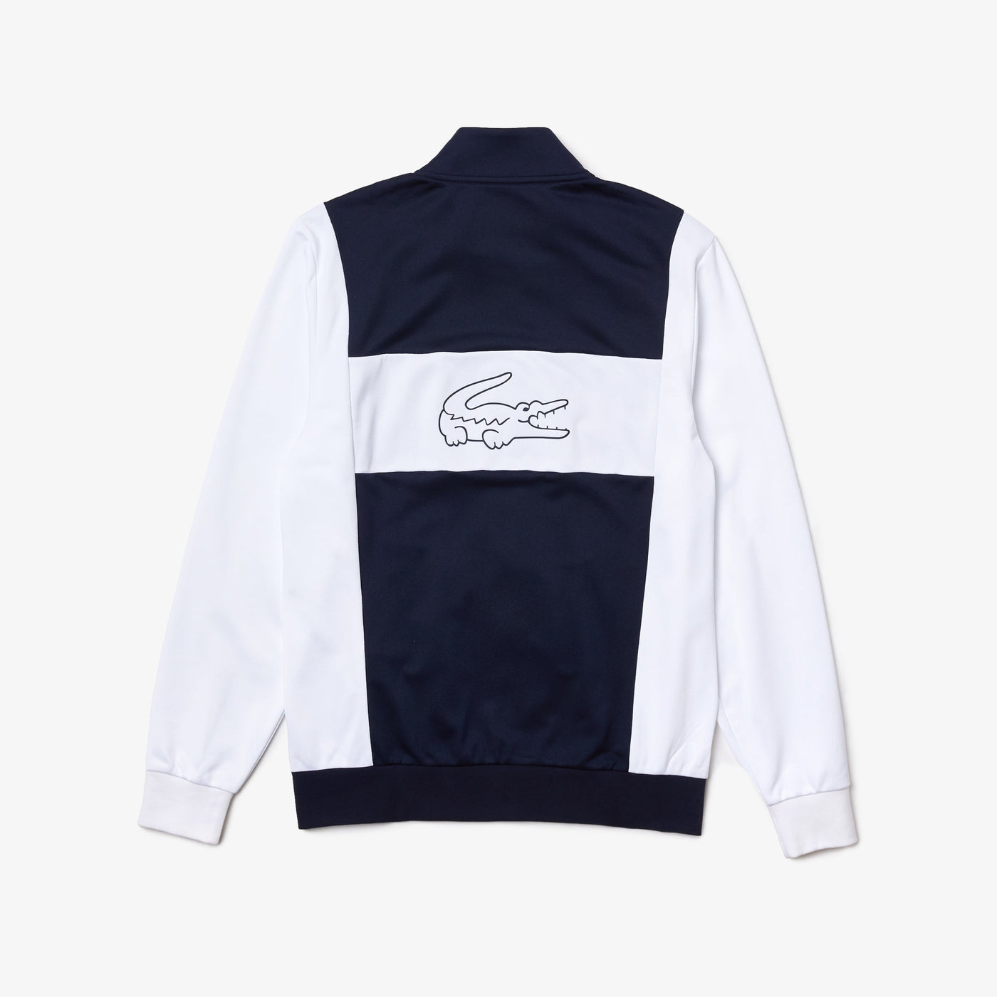 Lacoste Men's SPORT Resistant Bicolor Pique Zip Sweatshirt
