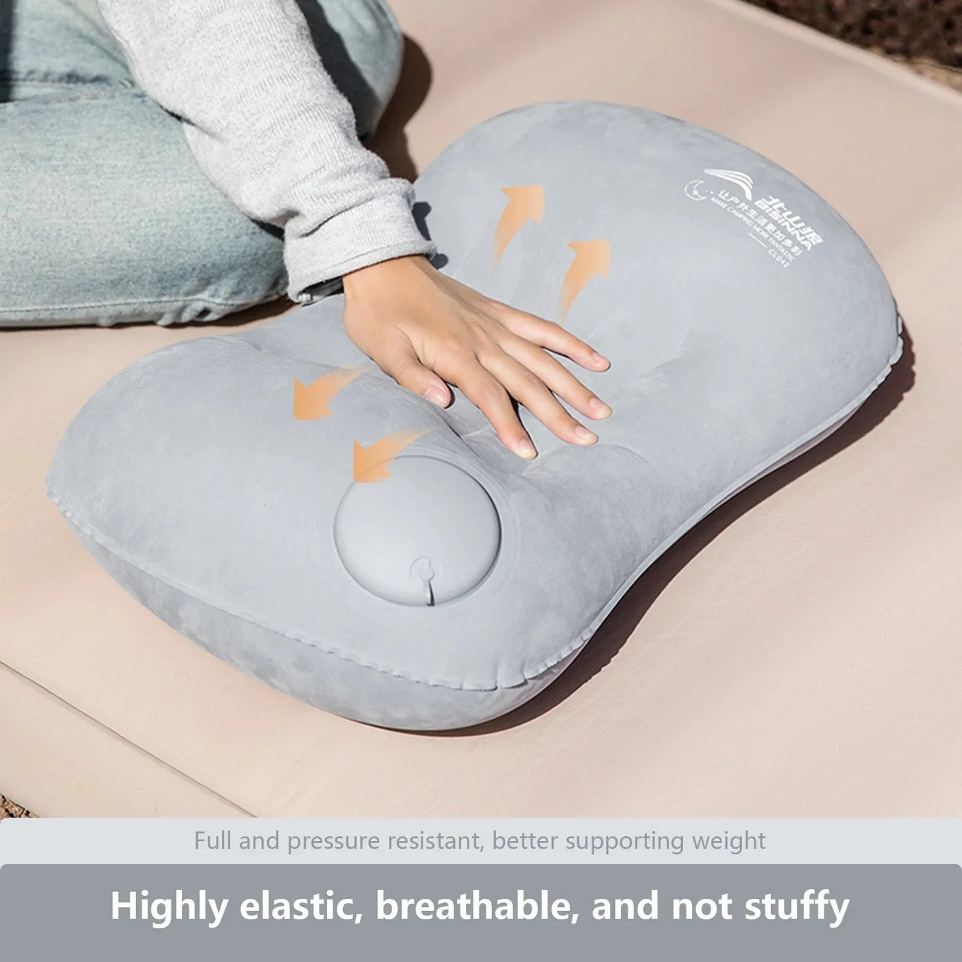 Ultralight Camping Inflatable Pillow – Portable Air Travel Pillow for Neck & Lumbar Support