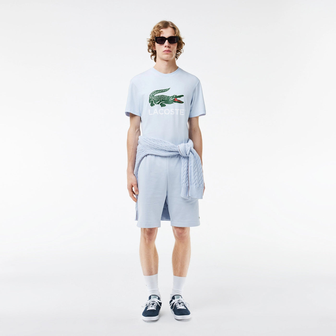 Lacoste Men's Cotton Jersey Signature Print T-Shirt