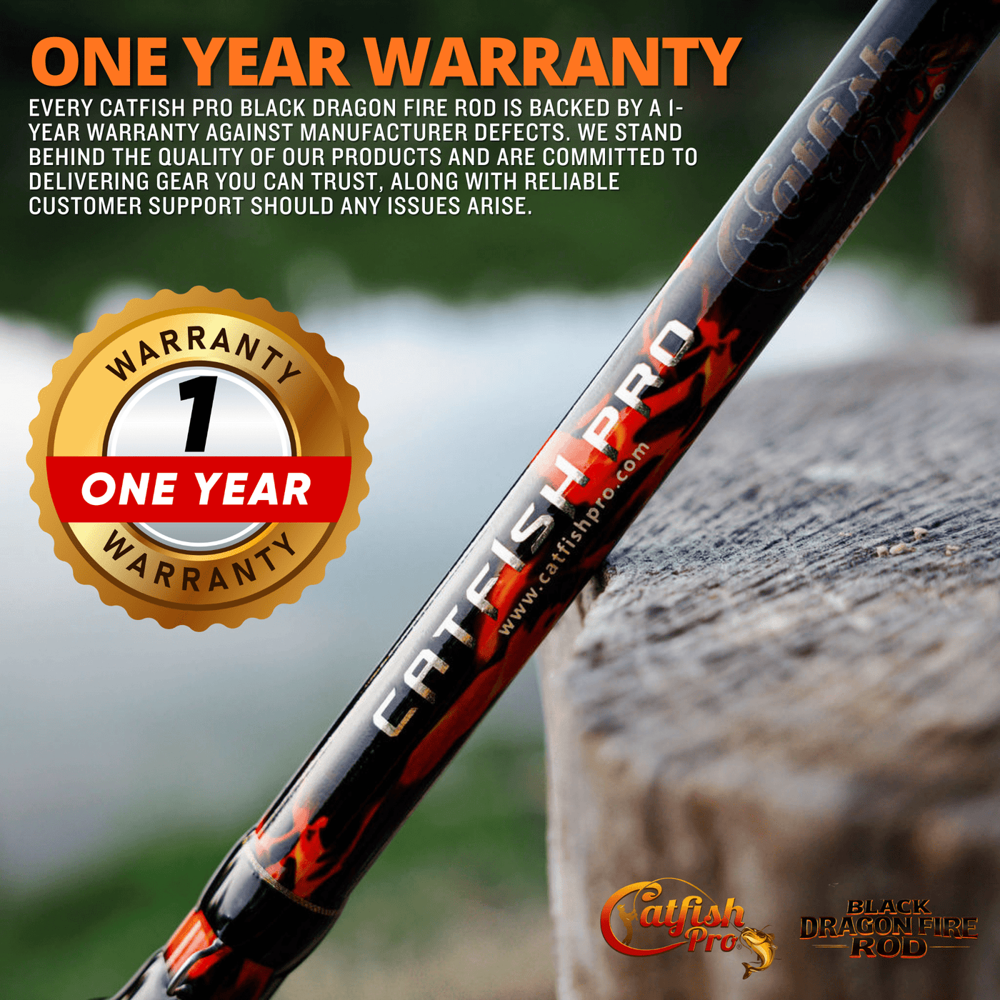 Black Dragon Fire Casting Rod