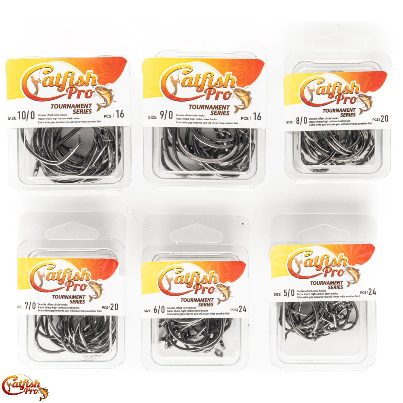 Double Offset Circle Hooks 7/0 - Value Pack