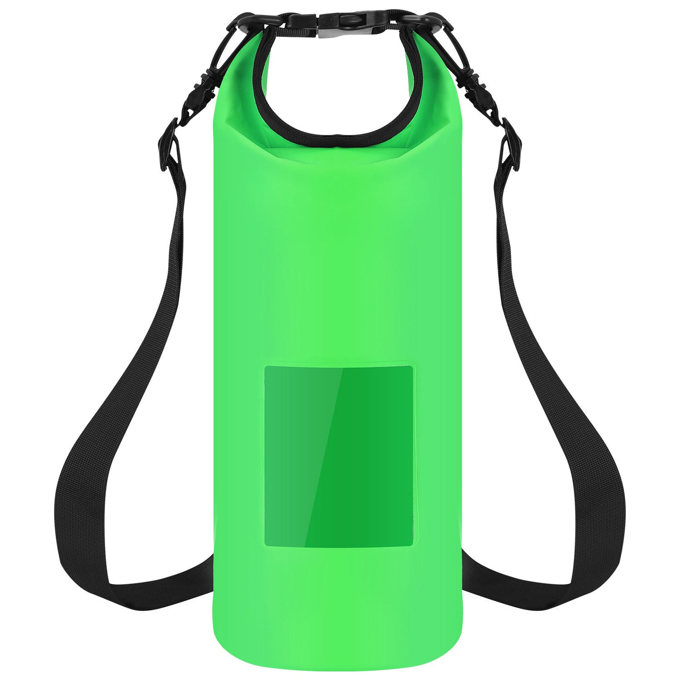 Floating Waterproof Dry Bag Floating Dry Sacks with Observable Window 10L Roll Top Lightweight Dry Storage Bag for Kayaking Rafting Boating Swimming C