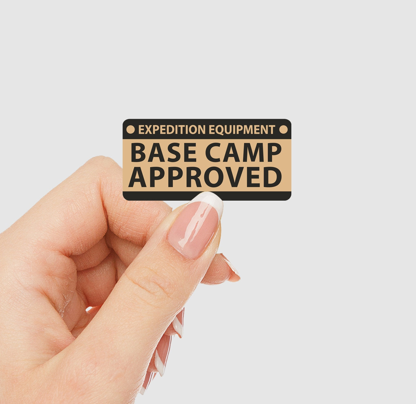 Base Camp Approved Vinyl Sticker