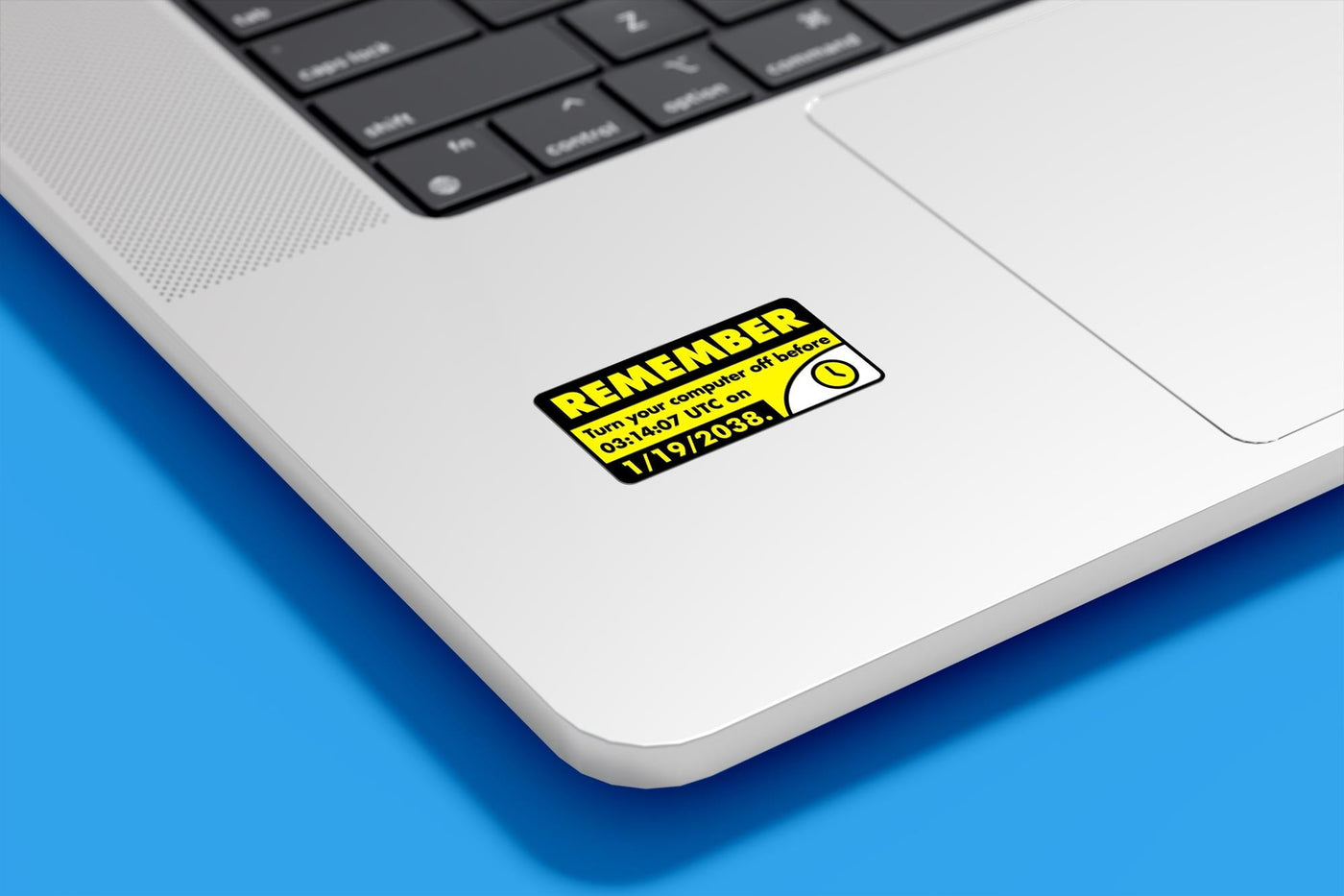 Turn Off Your Computer 2038 Vinyl Sticker