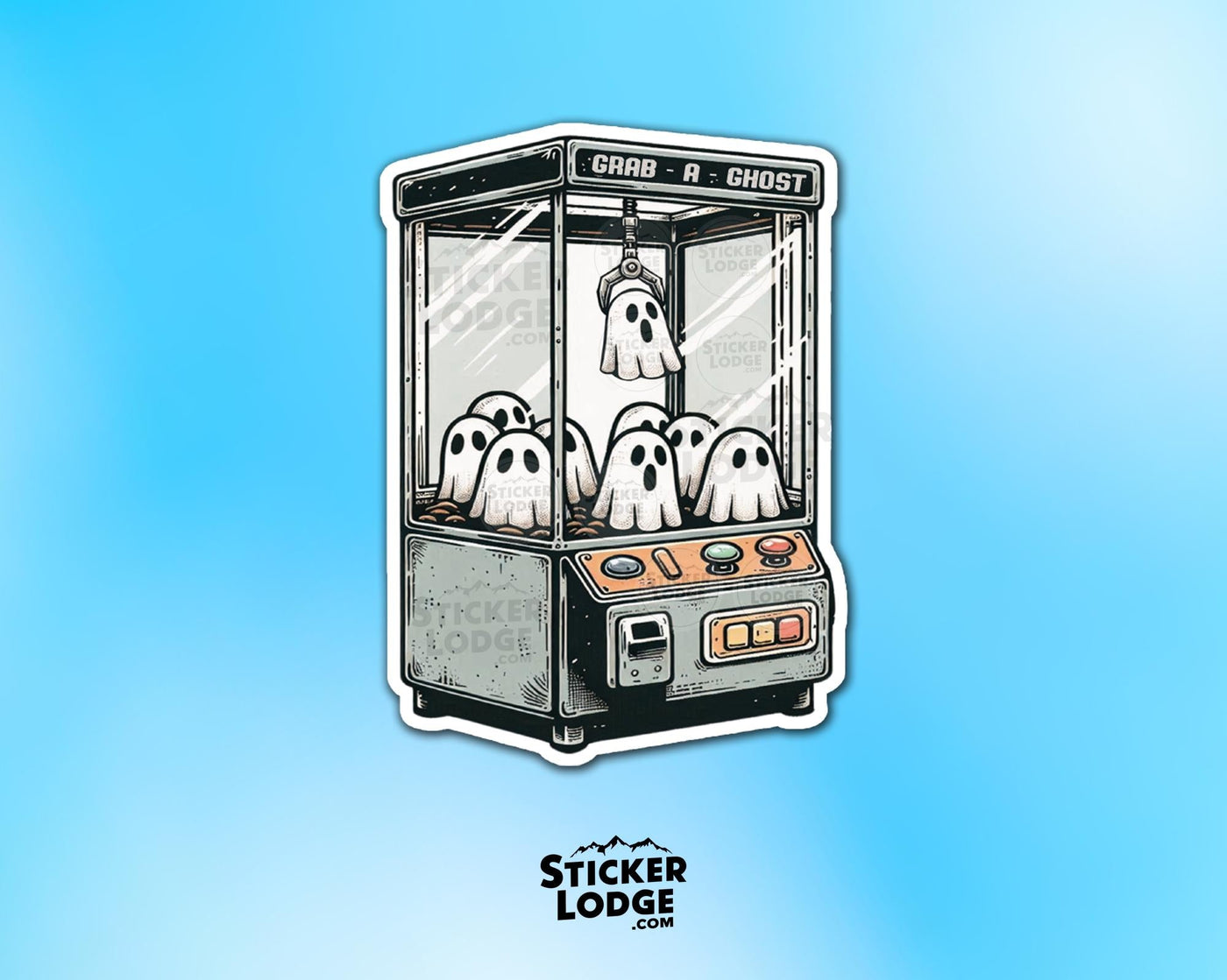 Grab a Ghost Vinyl Sticker