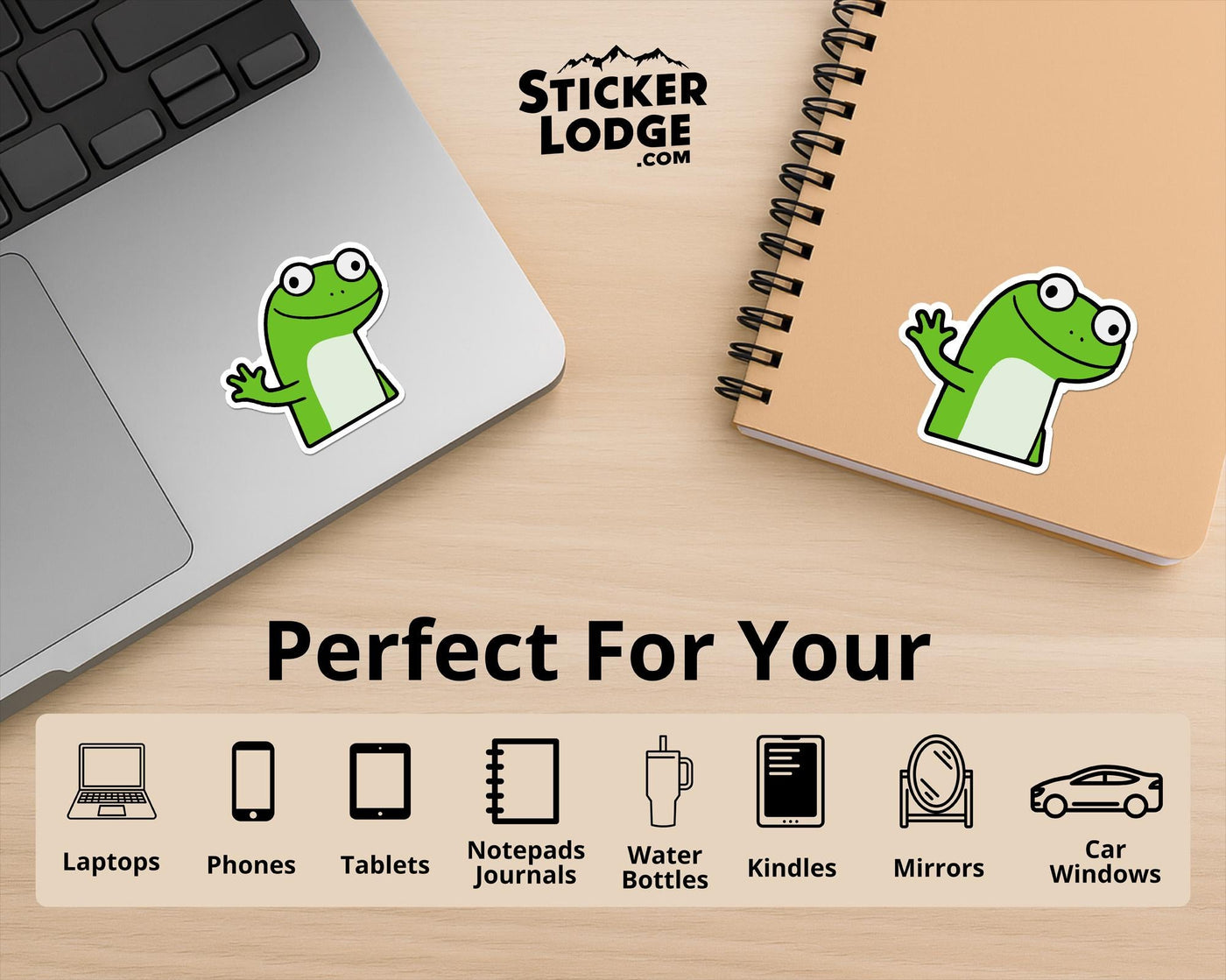 Lizard Meme Vinyl Sticker