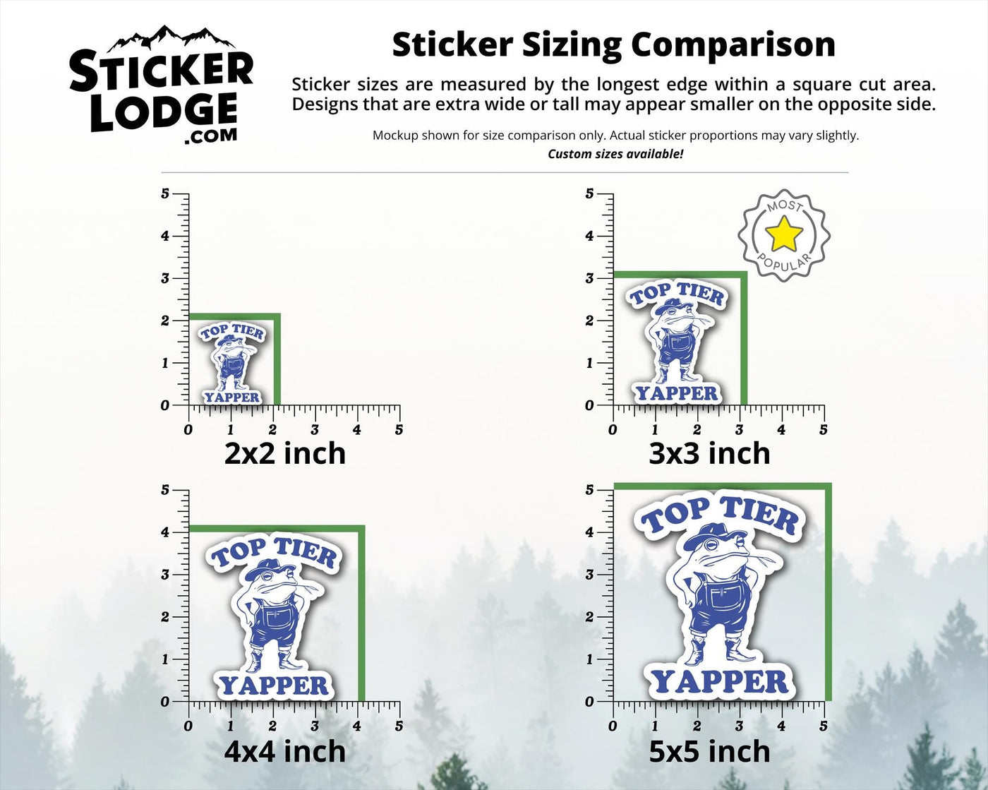 Top Tier Yapper Vinyl Sticker