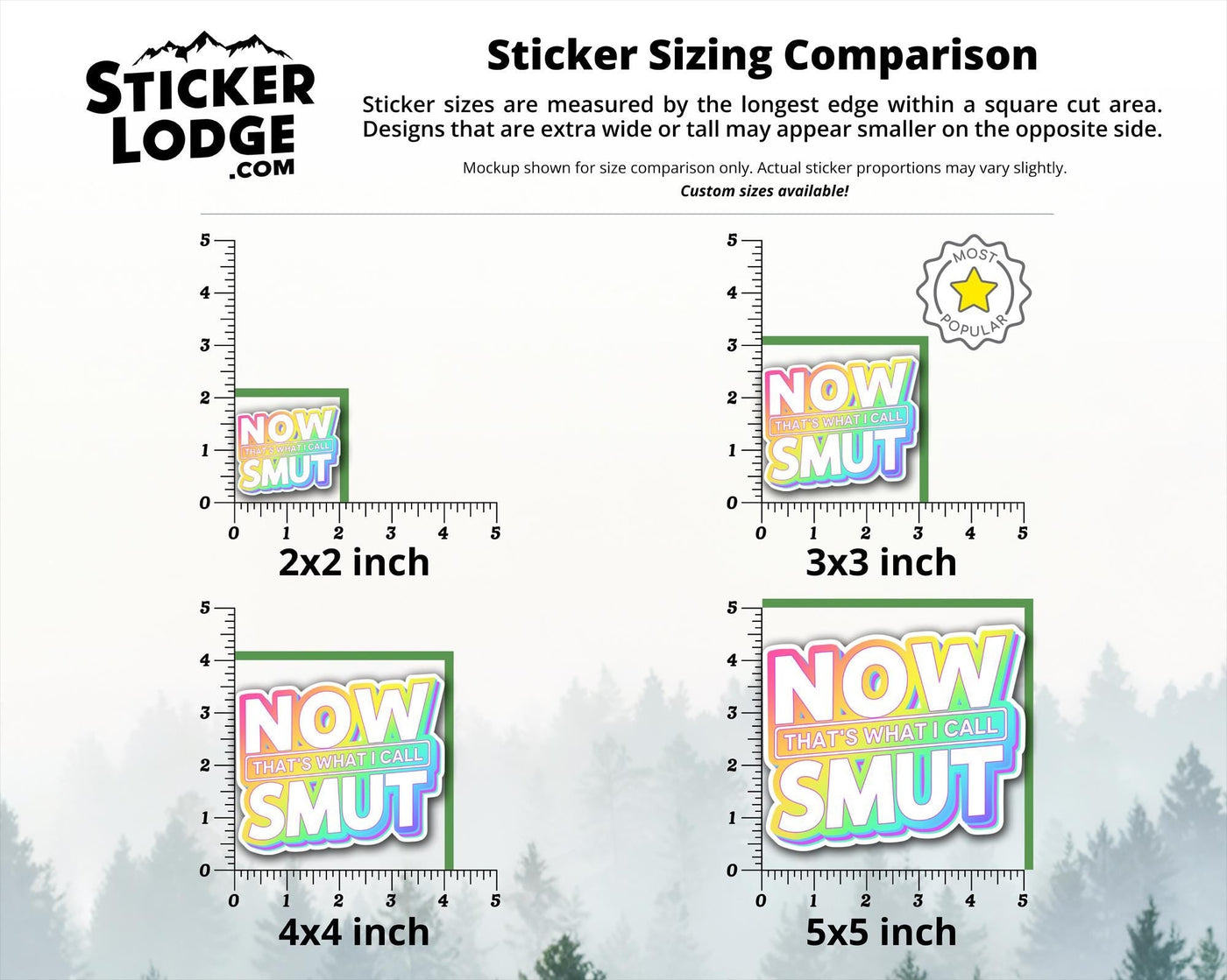 Now Thats What I Call Smut Vinyl Sticker