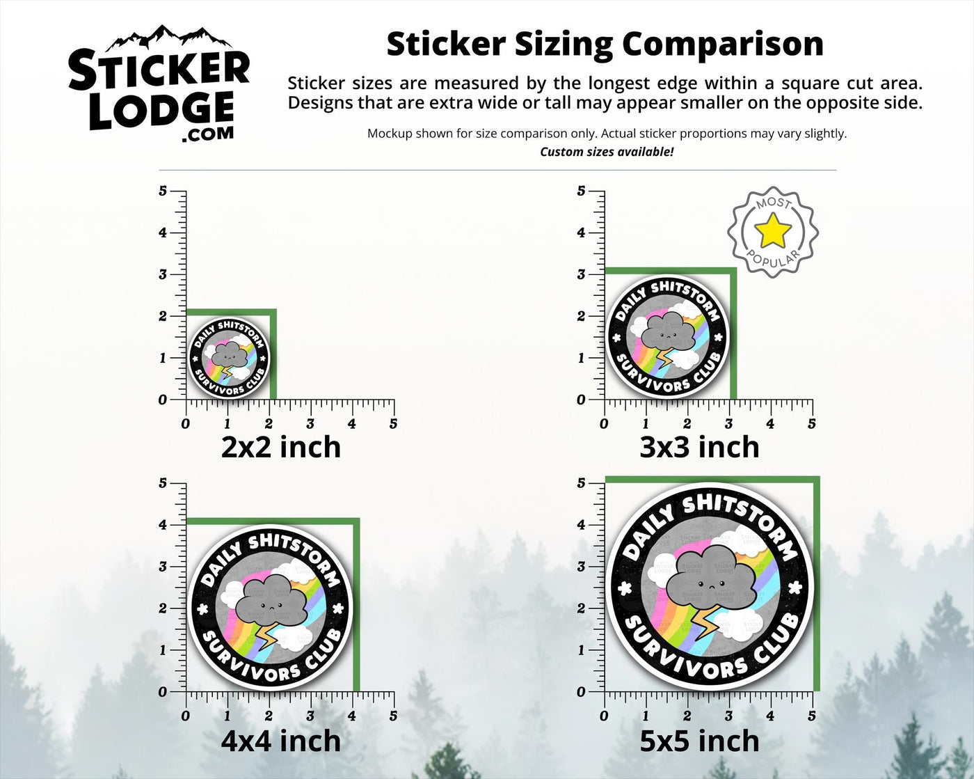 Daily Shitstorm Survivor Club Vinyl Sticker