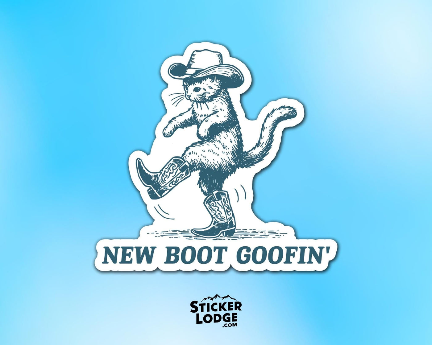 New Boot Goofin' Vinyl Sticker