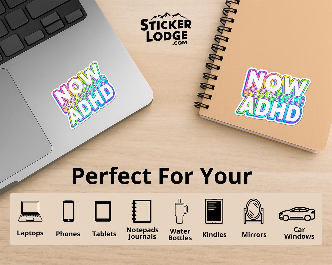 Now Thats What I Call ADHD Vinyl Sticker