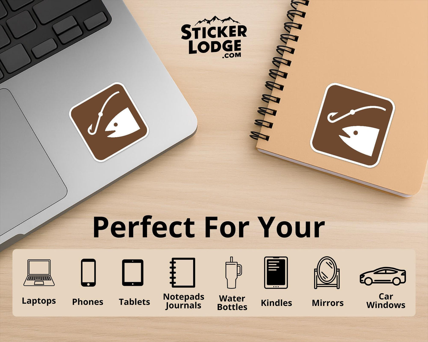 NPS Fishing Vinyl Sticker