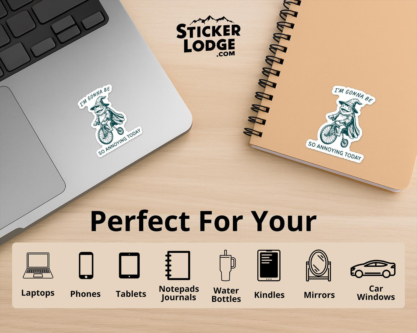 I'm Gonna Be So Annoying Today Vinyl Sticker