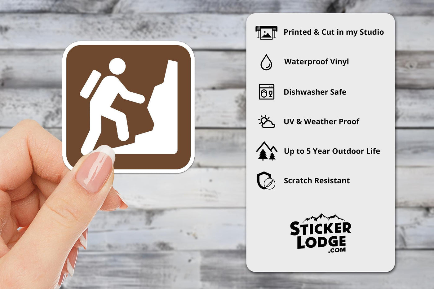 NPS Climbing Vinyl Sticker
