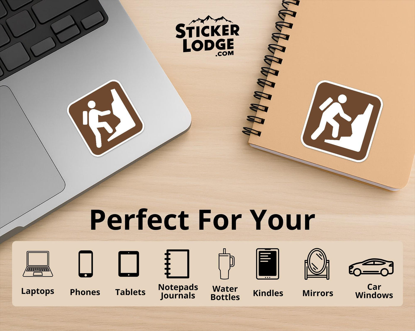 NPS Climbing Vinyl Sticker