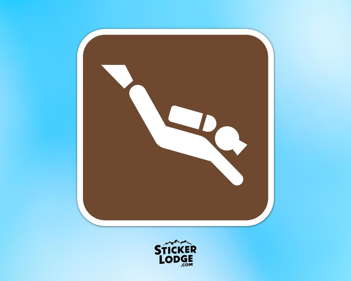 NPS Scuba Diving Vinyl Sticker