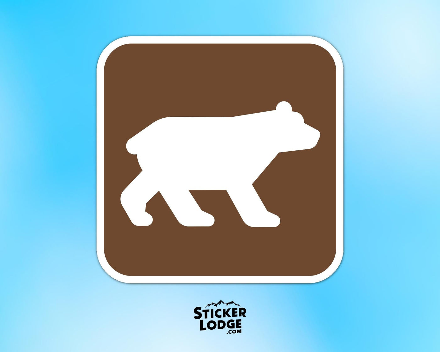NPS Bear Viewing Vinyl Sticker