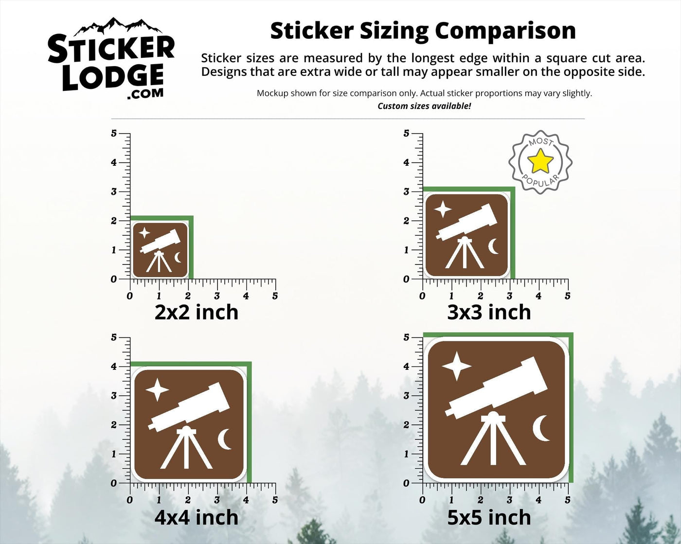 NPS Stargazing Vinyl Sticker