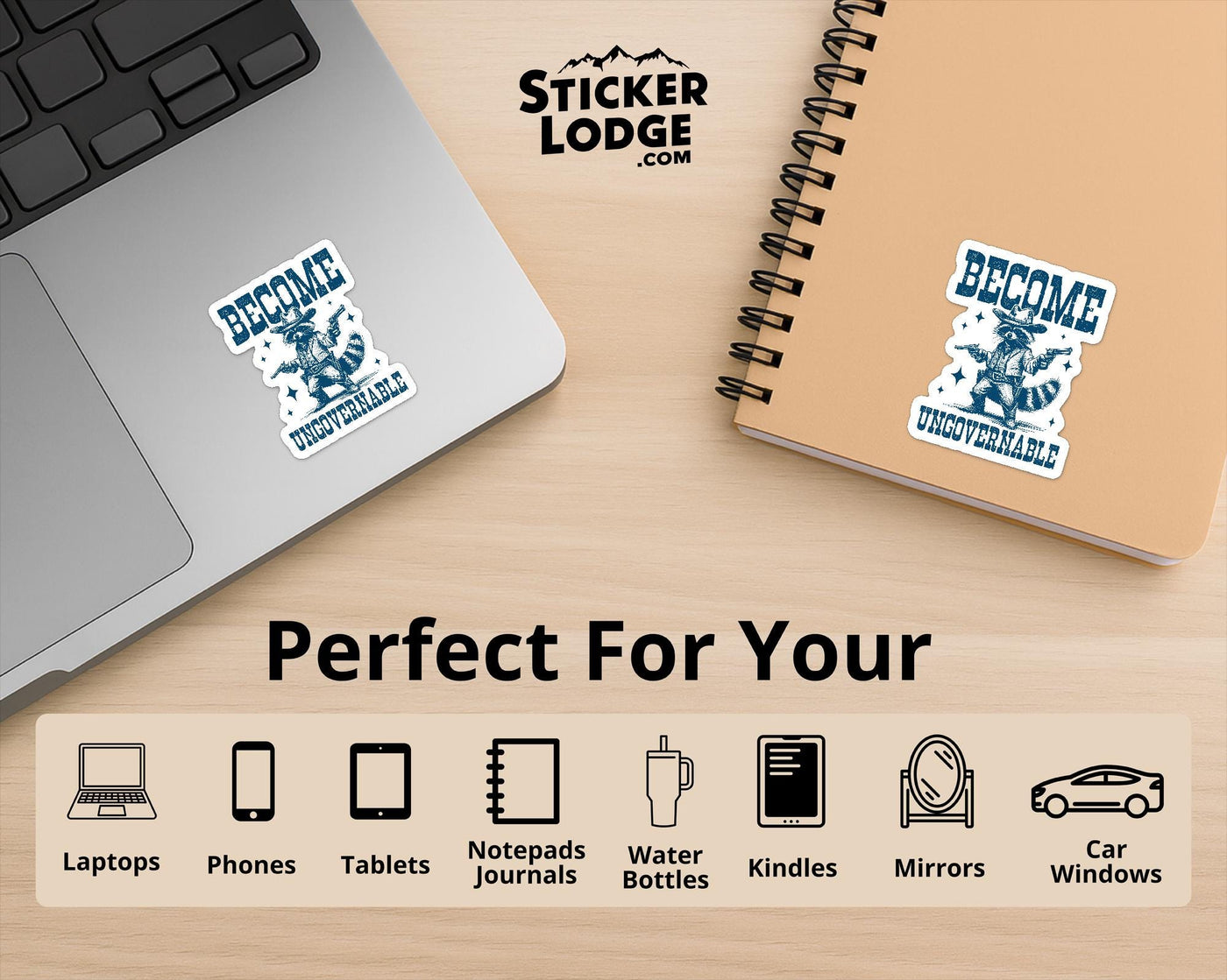 Become Ungovernable Vinyl Sticker