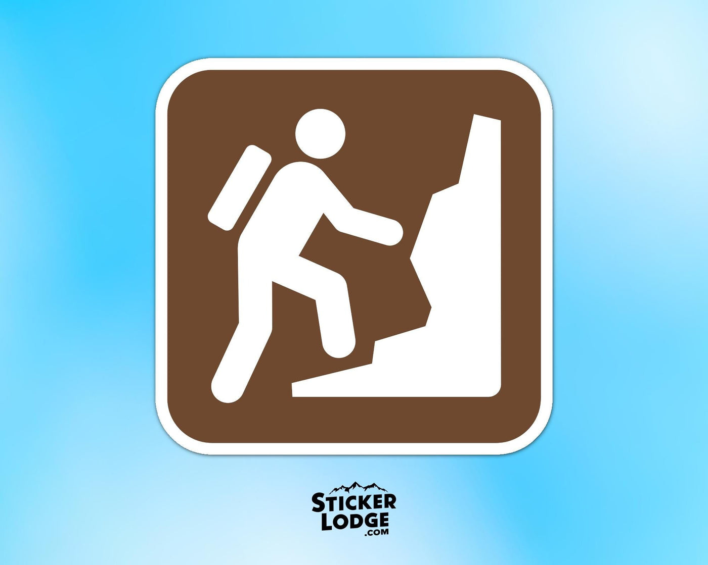NPS Climbing Vinyl Sticker