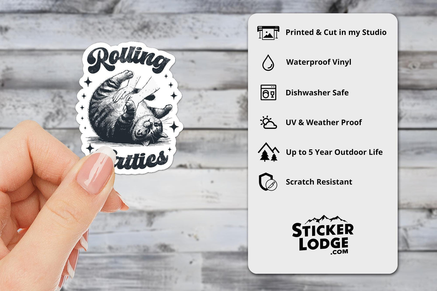 Rolling Fatties Vinyl Sticker