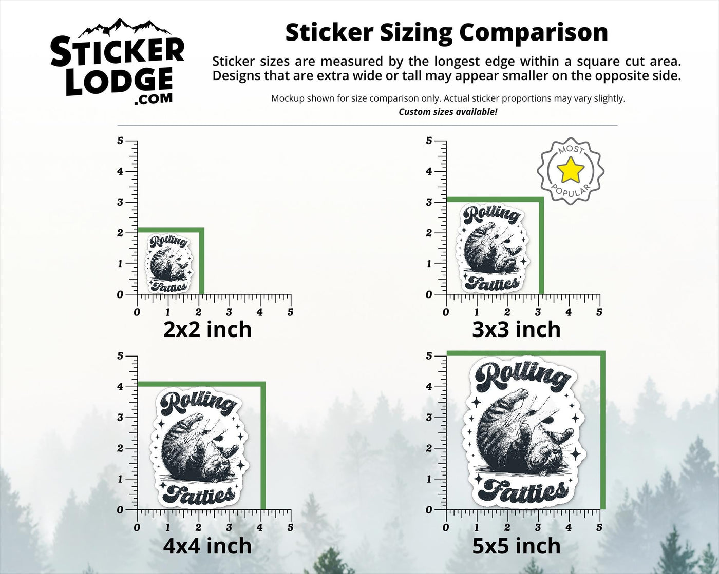 Rolling Fatties Vinyl Sticker